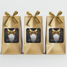 Tuxedo Noir et Or Anniversaire pour Hommes