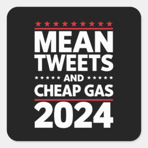 Sticker Carré Tweets Moyens Et Élections 2024 Bon Marché En Gaz