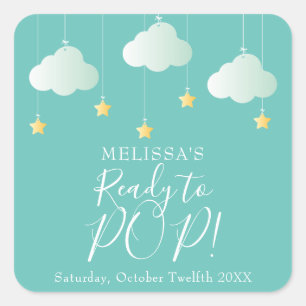 Sticker Carré Twinkle scintiller petite étoile Prêt à POP