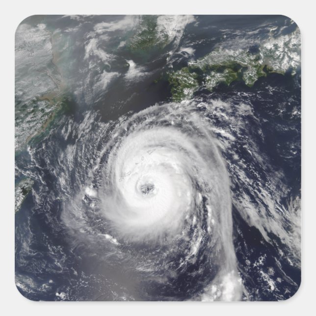 Sticker Carré Typhon Sinlaku 2 (Devant)