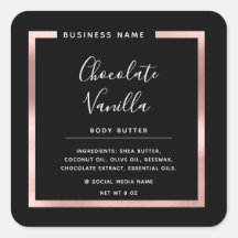 Typographie moderne minimaliste cadre or rose