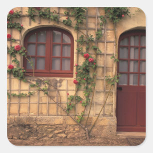 Sticker Carré UE, France, Vallée de la Loire, Indre, et, Loire,