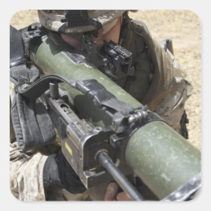 Sticker Carré Un assaultman