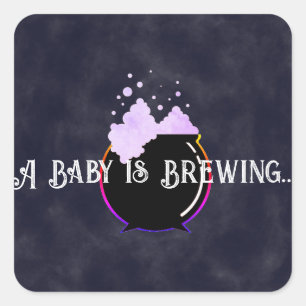 Sticker Carré Un bébé brasse