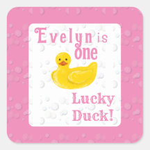Un canard chanceux premier anniversaire