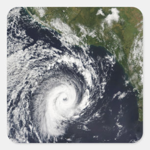 Sticker Carré Un cyclone tropical