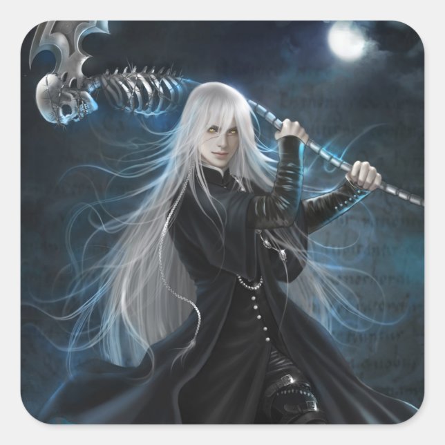 Sticker Carré Un entrepreneur (Devant)