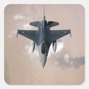 Sticker Carré Un F-16 d'Emirati