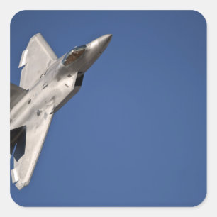 Sticker Carré Un F-22 Raptor
