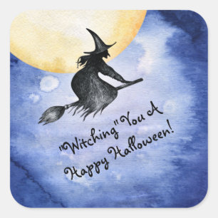 Sticker Carré Un Halloween heureux
