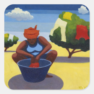 Sticker Carré Un jour de séchage 2007