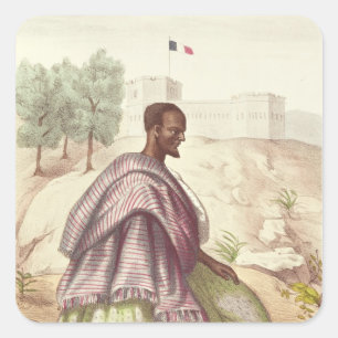 Sticker Carré Un Marabout sénégalais