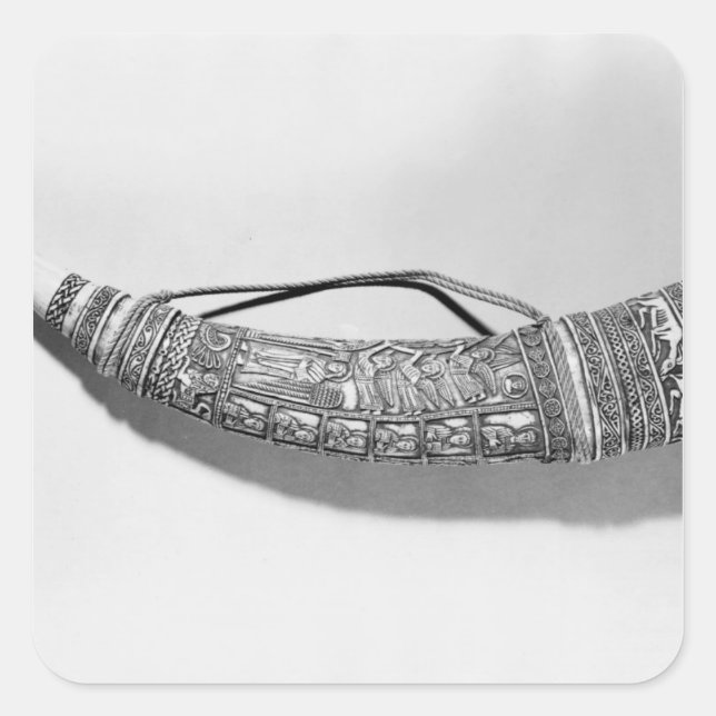 Sticker Carré Un oliphant (Devant)