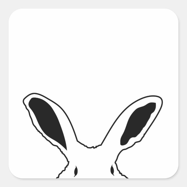 STICKER CARRÉ UN VISAGE (Devant)