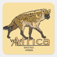 Une hyène tachetée. Afrique sauvage