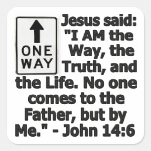 Sticker Carré Une manière