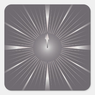 Sticker Carré une minute