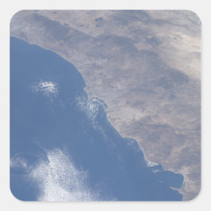 Sticker Carré Une partie de la Californie du sud comme vu de