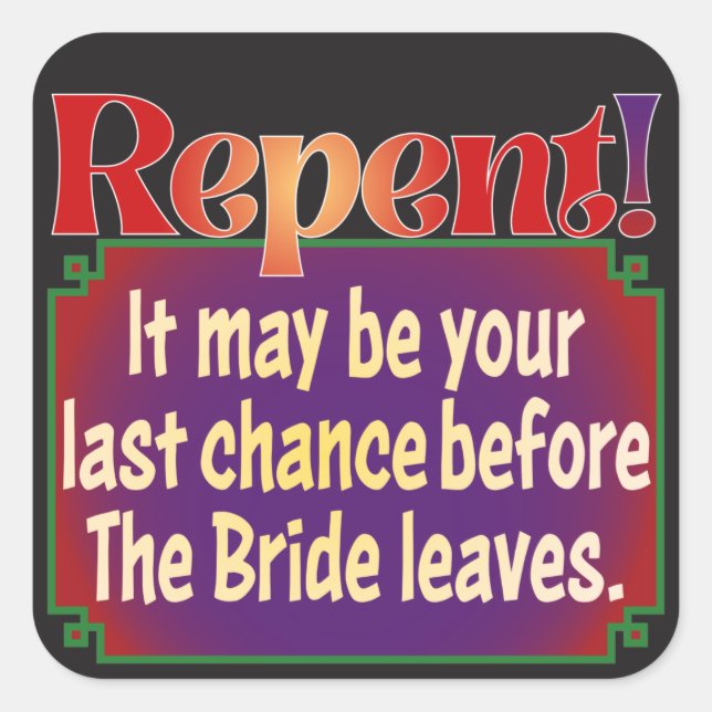 Sticker Carré Une réponse judicieuse COVID-19 (Devant)