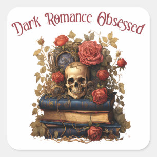 Sticker Carré Une romance sombre observée