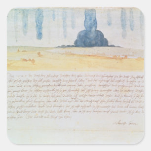 Sticker Carré Une vision