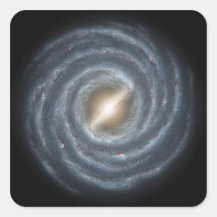Sticker Carré Une vue de notre propre galaxie de manière