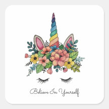 Unicorne Lashes Avec Rainbow Horn