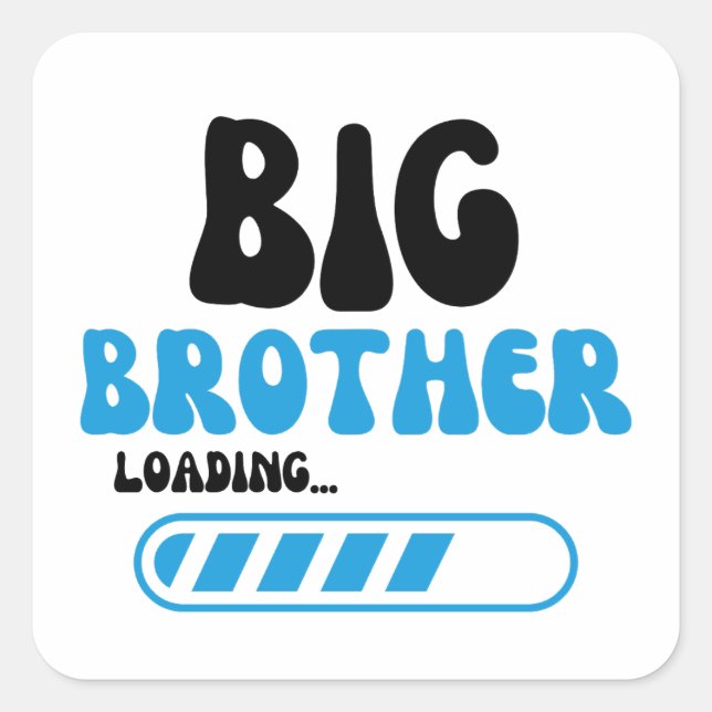 Sticker Carré Uniquement Enfant Big Brother 2024 (Devant)