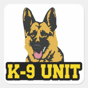Sticker Carré Unité K-9