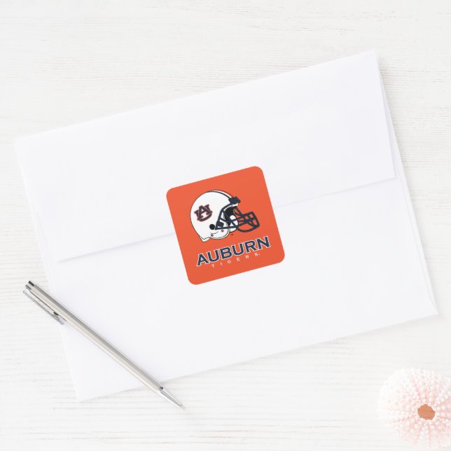 Sticker Carré Université d'Auburn | Auburn Football (Enveloppe)