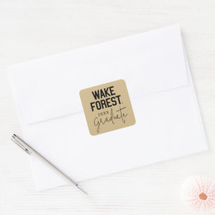Sticker Carré Université Wake Forest   Wake Forest
