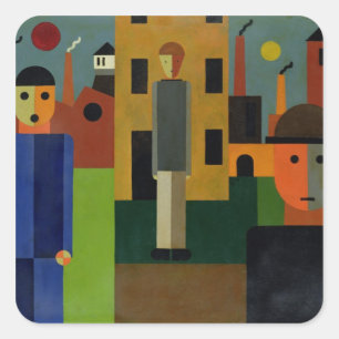 Sticker Carré Usines, 1926