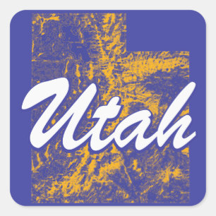 Sticker Carré Utah