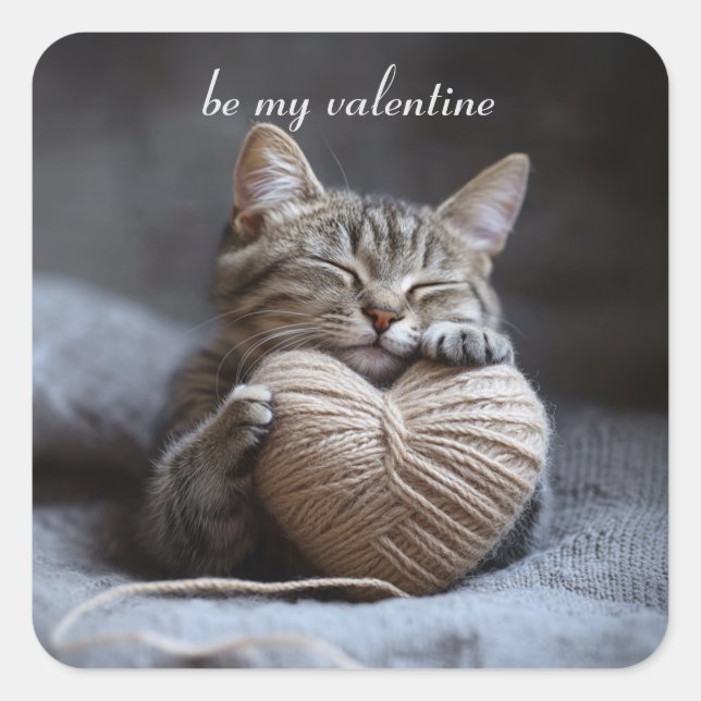 Sticker Carré valentine (Devant)
