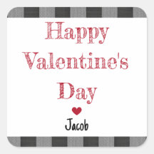 Valentine's Day School Treat Bag Favor