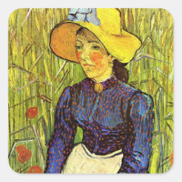Van Gogh, Jeune paysanne au chapeau de paille