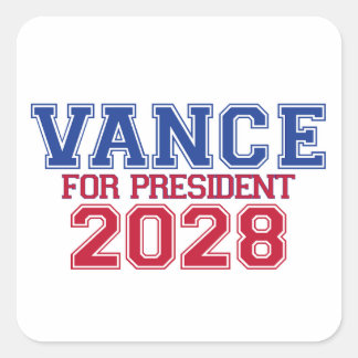 Sticker Carré Vance for President (varsity)