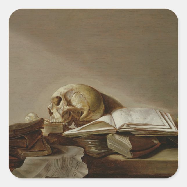 Sticker Carré Vanitas 2 (Devant)