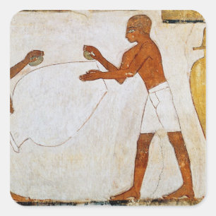 Sticker Carré Vases de gravure et de polissages en or et