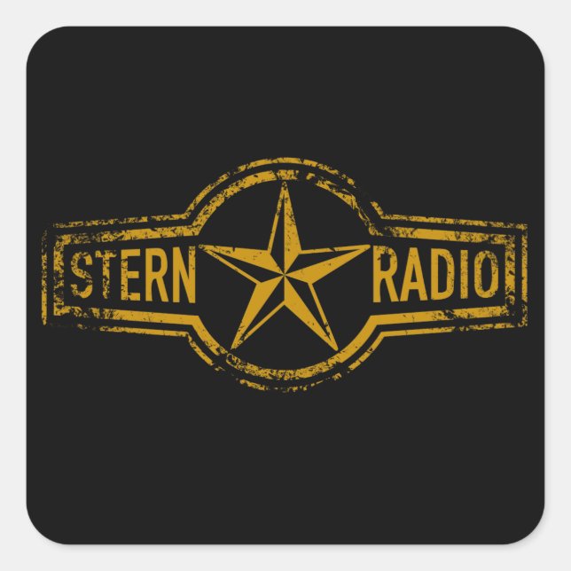Sticker Carré VEB Stern-Radio Sonneberg (Devant)