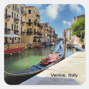 Sticker Carré Venise, Italie, photographie panoramique,