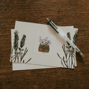 Sticker Carré Vent à l'est