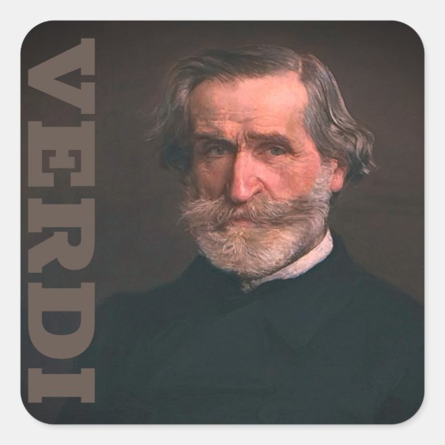 Sticker Carré Verdi (Devant)