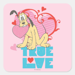 Sticker Carré Véritable Amour