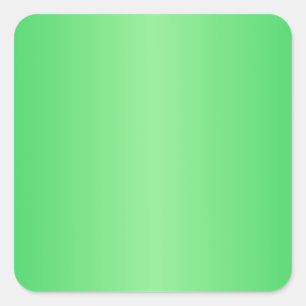 Sticker Carré Vert3- Vert foncé pastel Vert et Vert clair dégrad