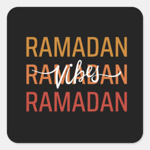 Sticker Carré Vibes Ramadan