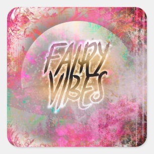 Sticker Carré Vibraphone féerique