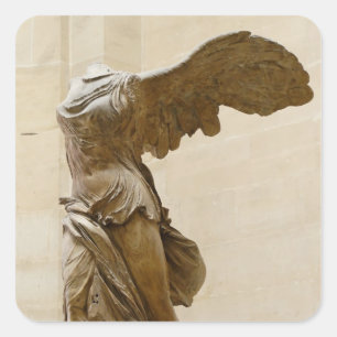 Sticker Carré Victoire ailée de Samothrace