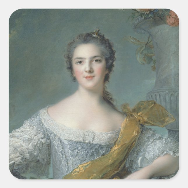 Sticker Carré Victoire de France à Fontevrault, 1748 (Devant)