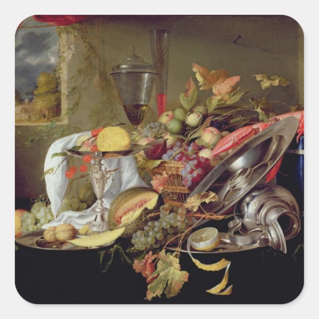 Sticker Carré Vie morte (Devant)